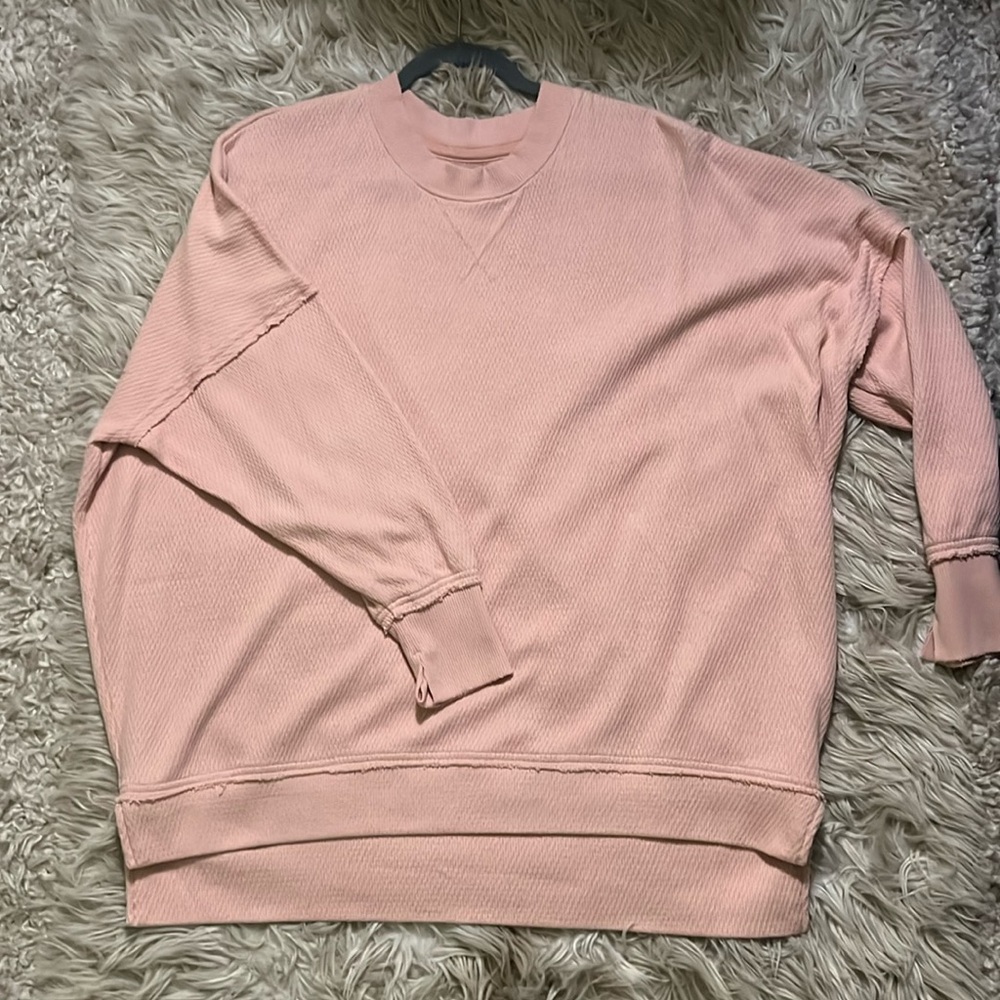 Aerie L Waffle Knit Sweater